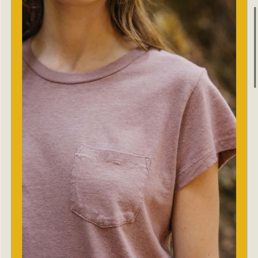 Women's Mauve Pocket Tee